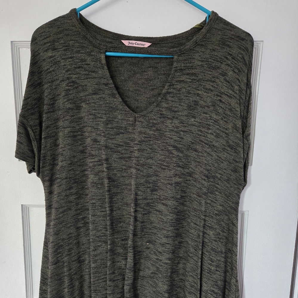 Juicy Couture Green Short Sleeve Relaxed T-Shirt